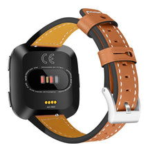 Load image into Gallery viewer, Leather Replacement Band for Fitbit Versa
